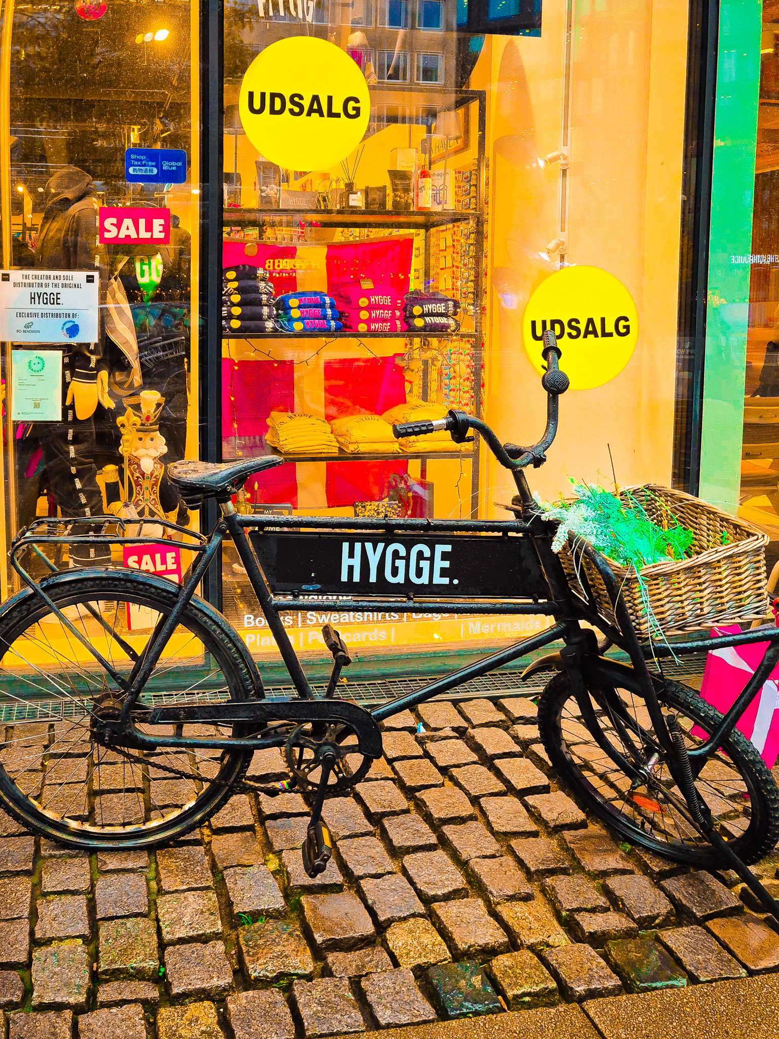 Hyggelig cykel spottet et sted i København